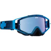 Spy Omen Blue Flash W/Smoke/Light Lens Motorcycle Goggle - Blue Spectra 