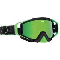 Spy Omen MX Green Highlighter Motorcycle Goggle - Smoke w/Green Spectra
