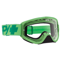 Spy Optic Woot Race Mono Green w/Clear Anti-Fog Lens Goggles