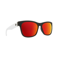 Spy Optic Sundowner Matte Black Red Spectra Lens Sunglasses
