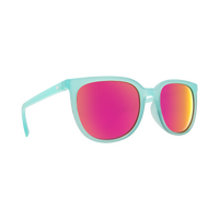 Spy Optic Fizz Translucent Seafoam Pink Spectra Lens Sunglasses