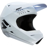 Shift Youth White Label Off Road Motorcycle Helmet 2020 White