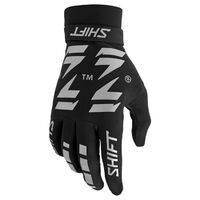 Shift MX21  Black Label Flexguard Gloves   Black Grey