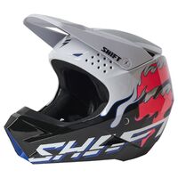 Shift Youth White Label Burntable Off-Road Motorcycle Helmet - Grey/Black