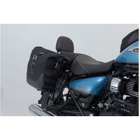 Sw-Motech Legend Gear Motorcycle Saddlebag Set SLC Brown Royal Enfield Meteor 350