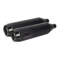 Two Bros Slip-On Exhaust System Harley Breakout Dual Carbon Tip Black 2013-16