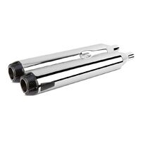 Two Brothers Slip-On Chrome Harley Softail DLX/SLIM Dual Carb Tip 2015-17