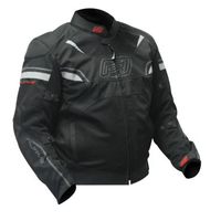 Rjays Swift II Ladies Motorcycle Textile Jacket - Black/Grey
