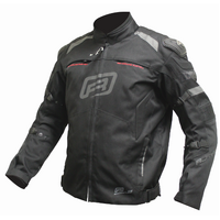 Rjays Stinger II Ladies Motorcycle Textile Jacket - Black 