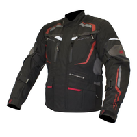 Rjays Voyager V Mens Motorcycle Textile Jacket -Black/Red