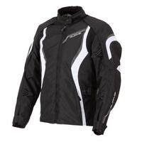 Rjays Athena Textile Motorcycle Jacket Ladies Black /White (8)