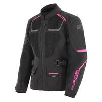 Rjays Tour Air 2 Ladies Textile Motorcycle Jacket Ladies Black /Pink