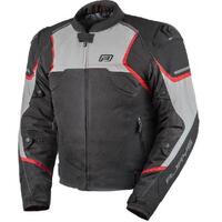 Rjays Pace Airflow Textile Motorcycle Jacket  Black/Primer Grey 