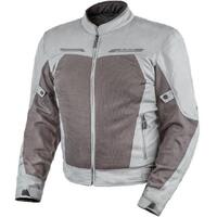 Rjays Zephyr Textile Motorcycle Jacket  Primer Grey 