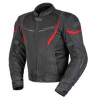 Rjays Men's Swift III Motorcycle Jacket - Black/Red