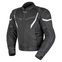 Rjays Men's Swift III Motorcycle Jacket - Black/White