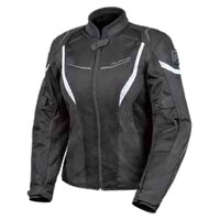 Rjays Swift III Motorcycle Jacket Ladies Black/White 