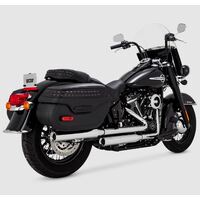 Vance and Hines Eliminator 300 Slip-Ons Softail (Fits: Heritage + Delux) 2018-20 - Chrome
