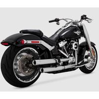 Vance and Hines Eliminator 300 Slip-Ons Satin Softail (EXC FXFB/Flde/FLHC-All) 2018-20 - Chrome