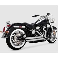 V&H Bigshot Staggered Softail  (Excl Fxdr/Fxbr/Flfb) Chrome - 2018-2020