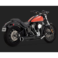 Vance & Hines Hi-Output 2-1 Short Exhaust Black Softail 86-17 (Excludes Rocker/CVO 09 & FXSB/FXSE)