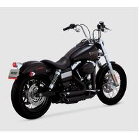 Vance & Hines Shortshots Staggered Dyna (Excl Switchback) 2012-17 - Black