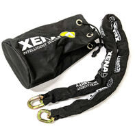 Xena 10mm Hardened Hex Chain  (120cm Length) - Black