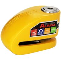 Xena XX10 Motorcycle Disc-Lock Alarm  - Yellow