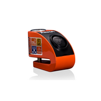 Xena XZZ6 With Alarm For Motorcycle Disc Lock - Orange