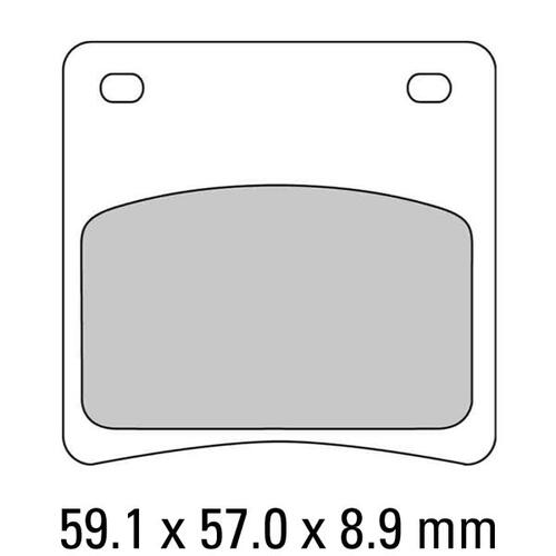 Ferodo Motorcycle Brake Disc Platinum Pad Set Fdb569P