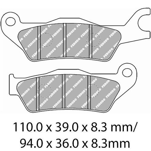 Ferodo Motorcycle Brake Pad Front