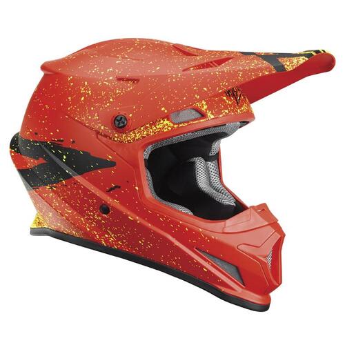 Thor Sector Hype Off Road  Motorcycle Racing Helmet  - Red/Black