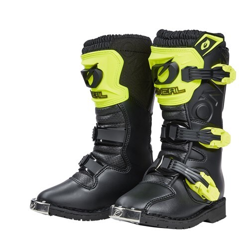 Oneal Rider Youth Motorcycle Boots N-Yellow/Black (03 - 35)