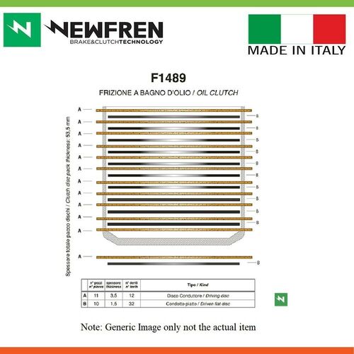 NewFren Clutch Kit - Fibres