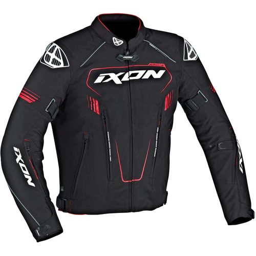 Ixon Zephyr Air Motorcycle Jacket  Black /White/Red 4X