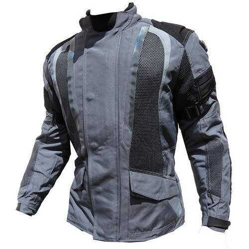 Ixon Taiga Air Motorcycle Jacket   Grey - Large