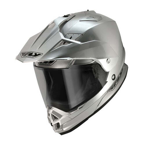 Fly Trekker Motorcycle Helmet Size:X-Small - Silver