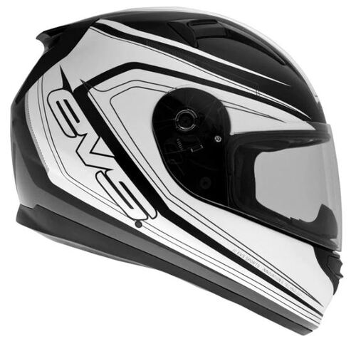 EVS Cypher Street Maverick Motorcycle Helmet - White/Black