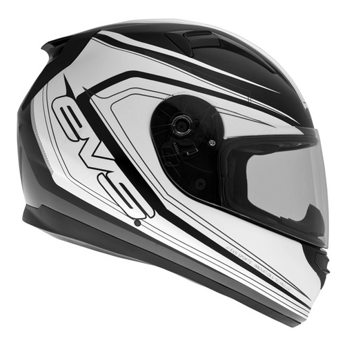 EVS Cypher Street Maverick Motorcycle Helmet - White/Black