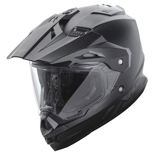 Fly Racing 2015 Trekker V2 Motorcycle Helmet - Matte Black