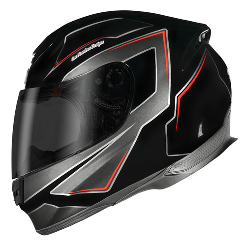 Drihm D-Sport Symmetry PC-5 Full Face Motorcycle Helmet - Black