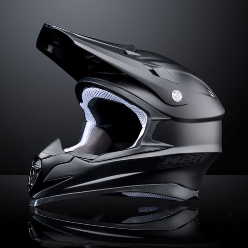 M2R X4.5 Lightweight  Motorcycle Road Helmet - Matte Black S
