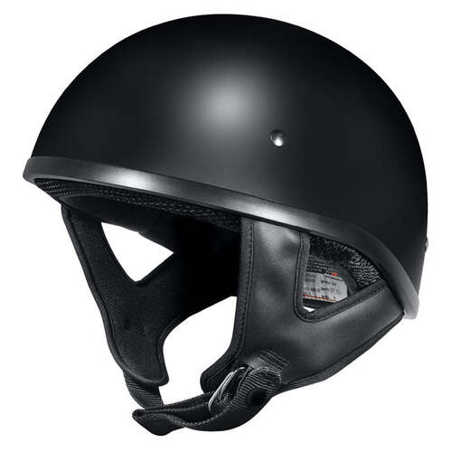 M2R Rebel Shorty Open Face Motorcycle Helmet X-Small - Semi Flat Black