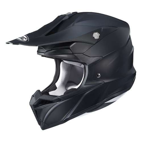HJC I50 Semi-Flat Motorcycle Helmet - Black