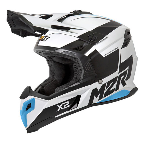 M2R X2 Inverse PC-2F Motorcycle Helmet - Blue