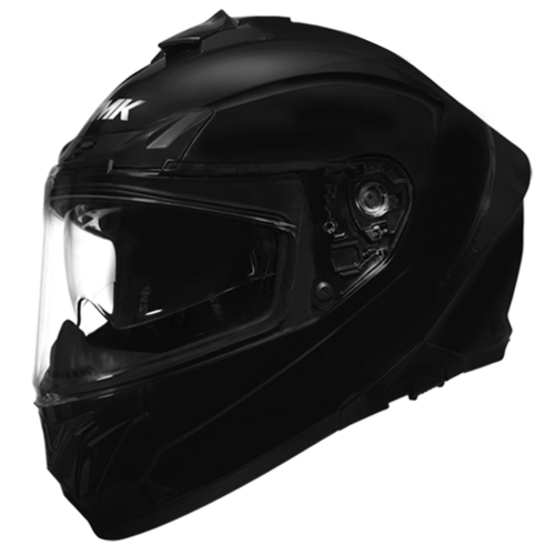 SMK Typhoon Motorcycle  Helmet (MA200) - Matt Black Size:X-Small