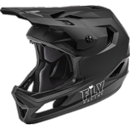 Fly Racing Youth Rayce MTB/BMX Motorcycle Helmet - Matt Black Size:Small