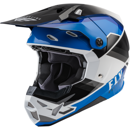 FLY Racing Formula CP Rush Motorcycle Helmet  - Black/Blue/White