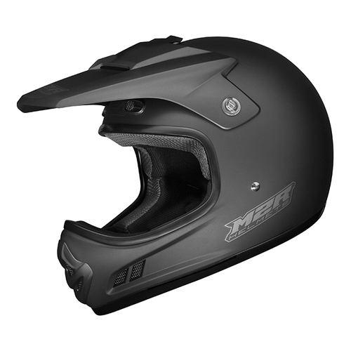 M2R Youth MX2 JR Motorcycle Helmet - Black