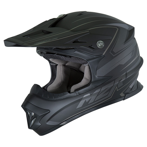 M2R Exo Rush PC-5F Motorcycle Helmet - Black